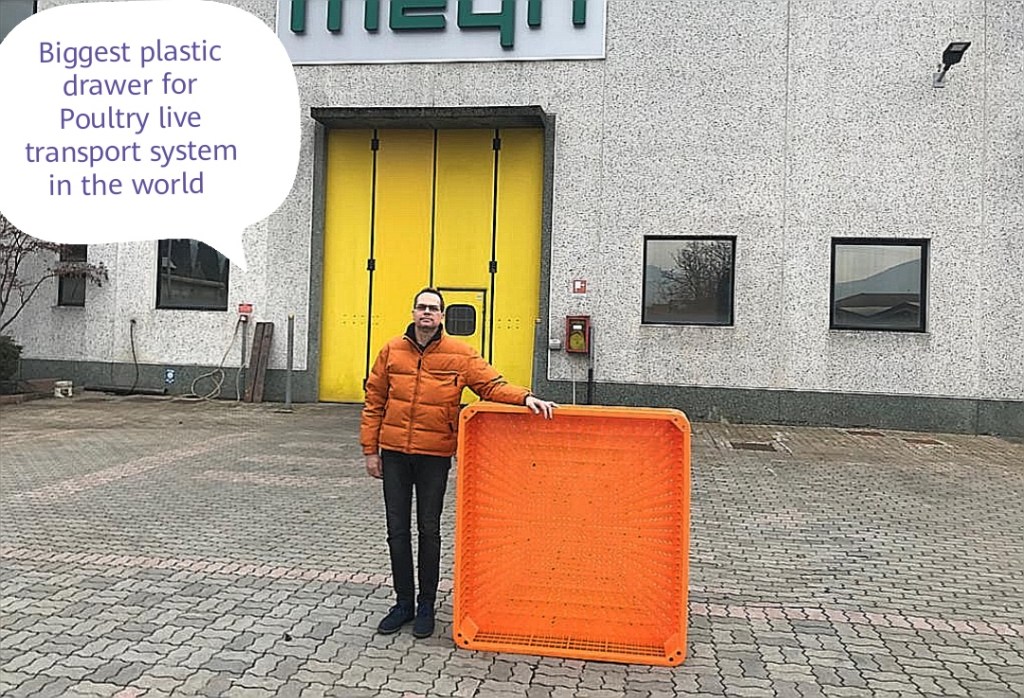 Sertar transport pui Meyn.