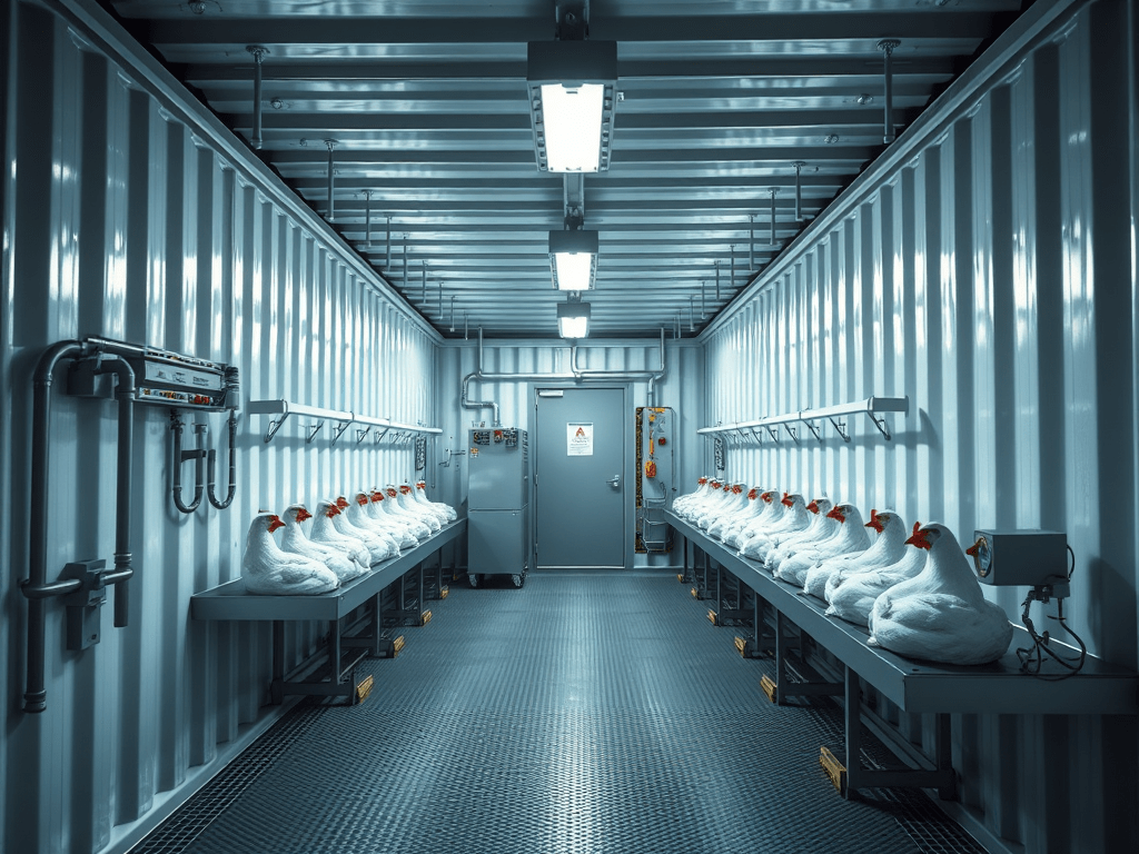 Proiectare personalizată pentru sacrificarea păsărilor – soluții modulare la cheie